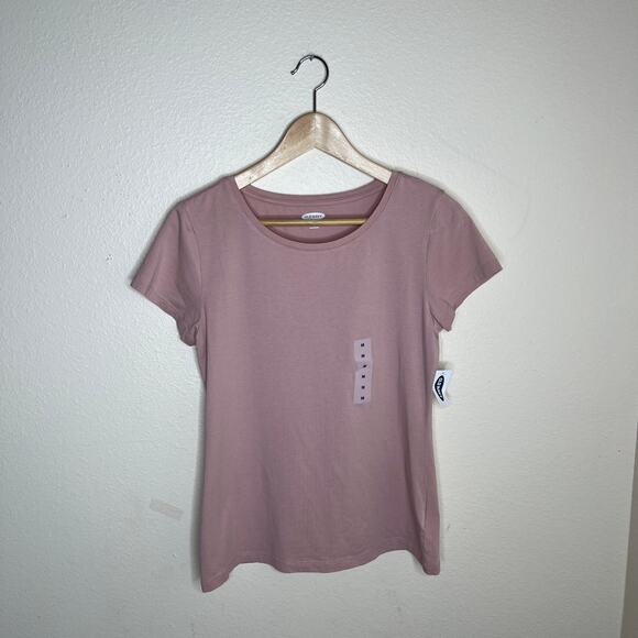 Old Navy Slim Fit Light Pink Tee Medium NWT - Picture 1 of 7